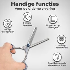 VoordeelShop 7-Delige Huisdier Knipset Met Etui - Trimmen Hond - Honden Schaar - Effileerschaar Hond - Huisdier Trimmer - Huisdier Knippen - Knipschaar Haar - Haar Schaar - Kapper - Kapperset - Scharenset -Hondenbenodigdheden 1200x1200 241