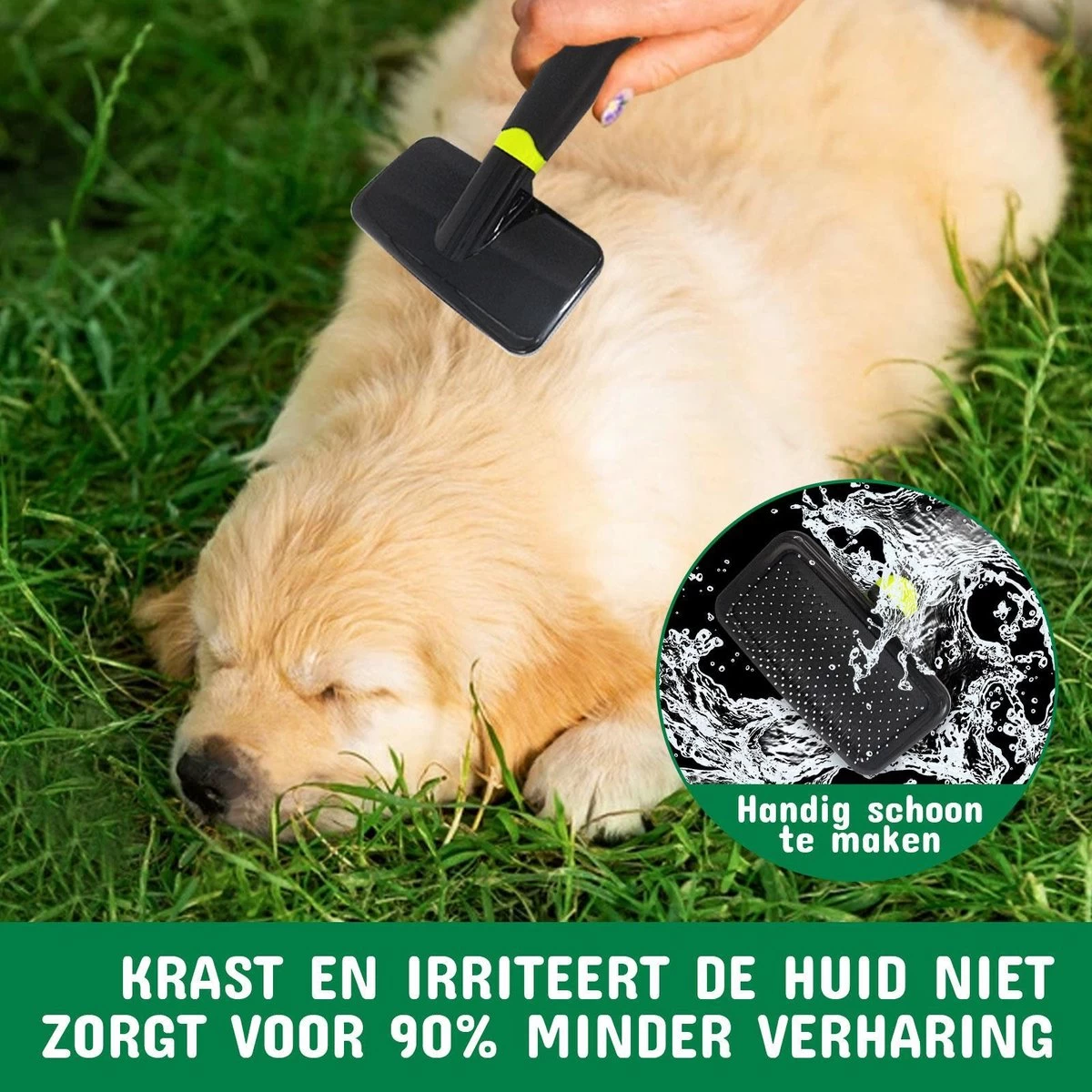 Mister Mill Professionele Set Honden Kattenborstel - Ondervachtkam Plus Slickerborstel 6 Mister Mill Professionele Set Honden Kattenborstel - Ondervachtkam Plus Slickerborstel - Afbeelding 4