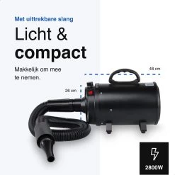 Vivid Green Waterblazer Met 3 Opzetstukken - Hondenfohn - Voor Honden - Met Geluiddemper - 2800W -Hondenbenodigdheden 1200x1200 32