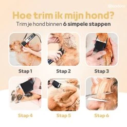 Woodoro Professionele 2-in-1 Hondentondeuse Voor Dikke Vacht – Draadloze Honden Tondeuse & Hondentrimmer – Stille Tondeuse Katten & Honden Trimset -Hondenbenodigdheden 1200x1200 322