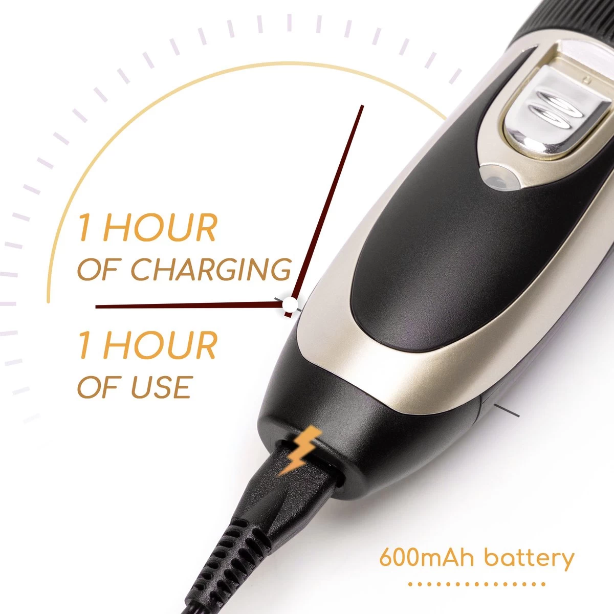 Nobleza B78 - Dieren Tondeuse Set - 4 Opzetkammen - Voor Huisdieren Katten & Honden - Draadloos 8 Nobleza B78 - Dieren Tondeuse Set - 4 Opzetkammen - Voor Huisdieren Katten & Honden - Draadloos - Afbeelding 6