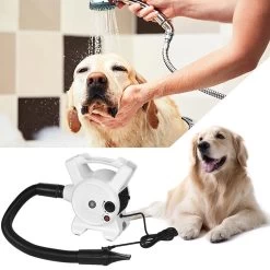 Hondenfohn - Waterblazer Met Draaiknop - 2400W Vermogen Met Warme En Koude Stand - Wit -Hondenbenodigdheden 1200x1200 392