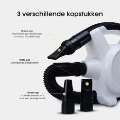 Hondenfohn - Waterblazer Met Draaiknop - 2400W Vermogen Met Warme En Koude Stand - Wit -Hondenbenodigdheden 1200x1200 395