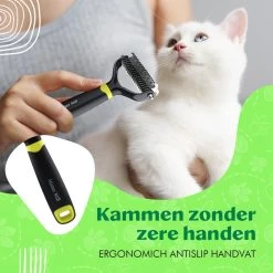Mister Mill Professionele 2-Zijdige Ondervacht Kam Voor Hond En Kat – Honden/Kattenborstel – Klittenkam – 9,5 Cm. 16 Mister Mill Professionele 2-Zijdige Ondervacht Kam Voor Hond En Kat – Honden/Kattenborstel – Klittenkam – 9,5 Cm. -Hondenbenodigdheden 1200x1200 435