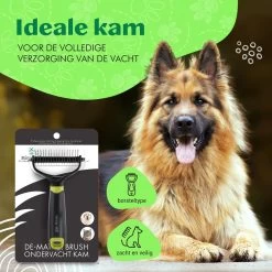 Mister Mill Professionele 2-Zijdige Ondervacht Kam Voor Hond En Kat – Honden/Kattenborstel – Klittenkam – 9,5 Cm. 18 Mister Mill Professionele 2-Zijdige Ondervacht Kam Voor Hond En Kat – Honden/Kattenborstel – Klittenkam – 9,5 Cm. -Hondenbenodigdheden 1200x1200 437