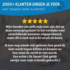 Hoogwaardige 2-Zijdige Hondenkam Hondenborstel Borstel Hond Klittenkam - Ondervacht Kam - Honden Borstel - Honden Kam - Hondenborstel Langharig - Hondenborstel Kortharig - Verwijdert Klitten - Voorkomt Verharing - Blauw - Woodoro -Hondenbenodigdheden 1200x1200 488