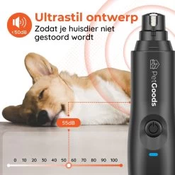PetGoods Elektrische Nagel Vijl Voor Huisdieren - Incl. 2 Vijlen - Honden/Katten/Dieren - Draadloos -Hondenbenodigdheden 1200x1200 59