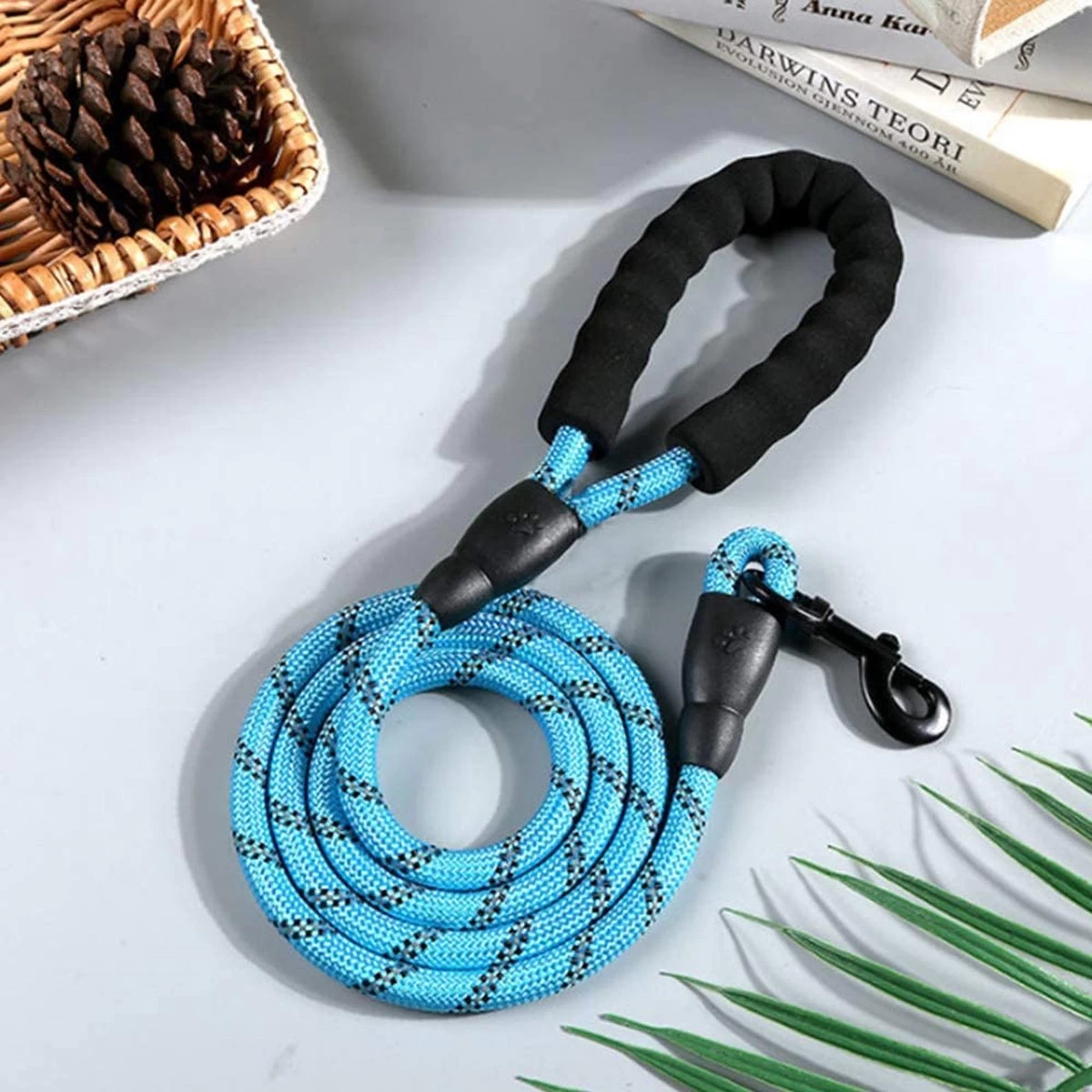 Comfortabele Hondenriem Met Gevoerd Handvat – Stevige Nylon Hondenlijn – Riem Voor Honden 6 Comfortabele Hondenriem Met Gevoerd Handvat – Stevige Nylon Hondenlijn – Riem Voor Honden - Afbeelding 4