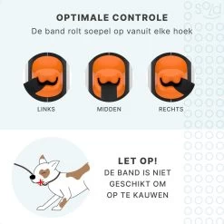 Hondenriem Tape - 5 Meter - Medium - Voor Honden <25 Kg - Zwart-Wit 12 Hondenriem Tape - 5 Meter - Medium - Voor Honden <25 Kg - Zwart-Wit -Hondenbenodigdheden 1200x1200 594