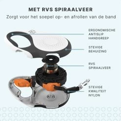 Hondenriem Tape - 5 Meter - Medium - Voor Honden <25 Kg - Zwart-Wit 13 Hondenriem Tape - 5 Meter - Medium - Voor Honden <25 Kg - Zwart-Wit -Hondenbenodigdheden 1200x1200 595