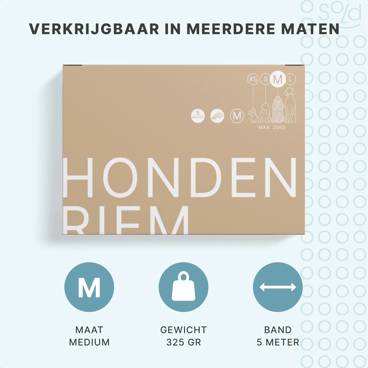 Hondenriem Tape - 5 Meter - Medium - Voor Honden <25 Kg - Zwart-Wit 7 Hondenriem Tape - 5 Meter - Medium - Voor Honden <25 Kg - Zwart-Wit - Afbeelding 5