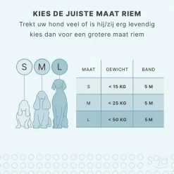 Hondenriem Tape - 5 Meter - Medium - Voor Honden <25 Kg - Zwart-Wit 15 Hondenriem Tape - 5 Meter - Medium - Voor Honden <25 Kg - Zwart-Wit -Hondenbenodigdheden 1200x1200 597