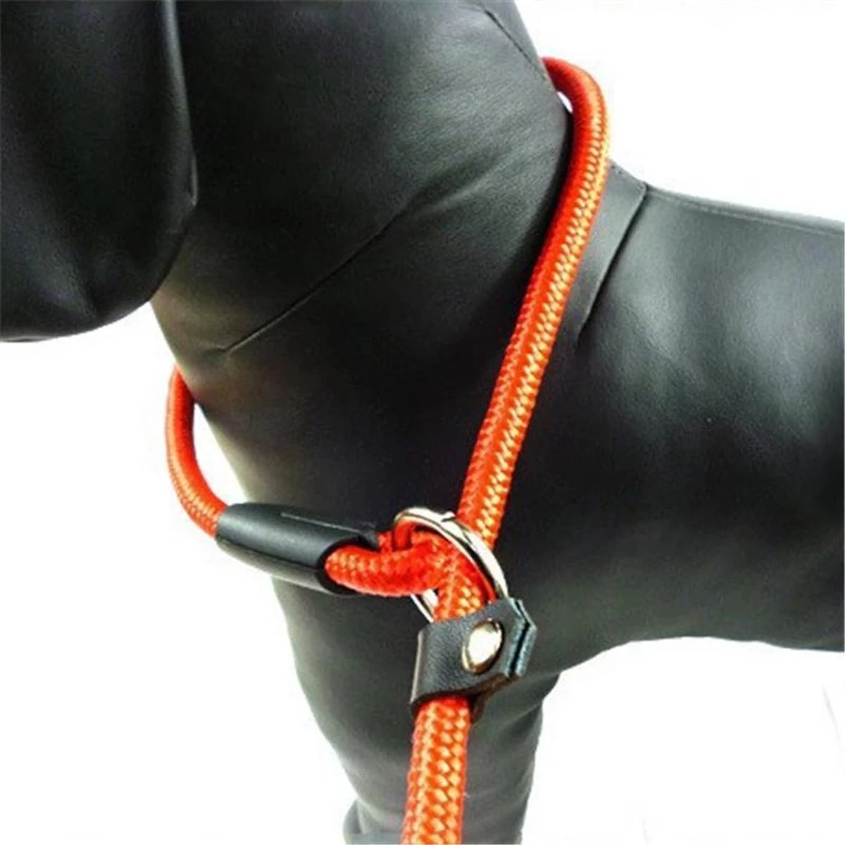 LOUZIR Cesar Millan Sliplijn Met Stop - Hondenriem - Rood - 130 Cm 10 LOUZIR Cesar Millan Sliplijn Met Stop - Hondenriem - Rood - 130 Cm - Afbeelding 8