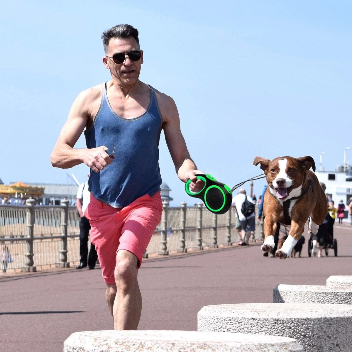 IGOODS - Hondenriem - Katten Riem - Uitlaatriem Voor Honden En Katten - Honden Riem- Rollijn - 5 Meter Lang 10 IGOODS - Hondenriem - Katten Riem - Uitlaatriem Voor Honden En Katten - Honden Riem- Rollijn - 5 Meter Lang - Afbeelding 8