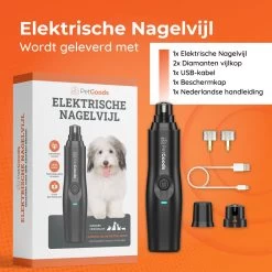 PetGoods Elektrische Nagel Vijl Voor Huisdieren - Incl. 2 Vijlen - Honden/Katten/Dieren - Draadloos -Hondenbenodigdheden 1200x1200 64