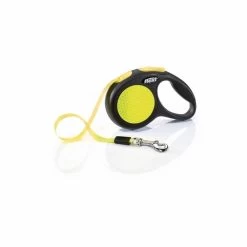 Flexi New Classic - Hondenriem Incl. Neon Band - Geel - S - 5 M - (<12 Kg) -Hondenbenodigdheden 1200x1200 652