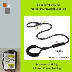 1FORME Hondenriem 15-25kg - Sliplijn Hond REFLECTEREND 2m, 1cm Ø - Jachtlijn 2 Ergonomische Handvaten - Dubbel Stop 21 1FORME Hondenriem 15-25kg - Sliplijn Hond REFLECTEREND 2m, 1cm Ø - Jachtlijn 2 Ergonomische Handvaten - Dubbel Stop -Hondenbenodigdheden 1200x1200 663