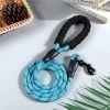 Merkloos Reflecterende Hondenriem - Nylon Hondenlijn – Honden Riem Met Soft Handvat – Blauw – 150CM -Hondenbenodigdheden 1200x1200 685