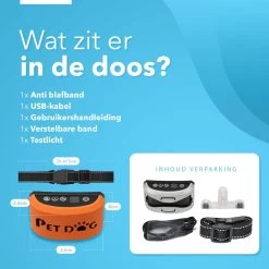 PET DOG® | Anti Blafband Voor Honden | 3 T/m 60 Kg | Oplaadbaar | Anti Blaf Band | Trainingsband | Vibratie En Geluid | Diervriendelijk | Shock Aan/uit Instelbaar 11 PET DOG® | Anti Blafband Voor Honden | 3 T/m 60 Kg | Oplaadbaar | Anti Blaf Band | Trainingsband | Vibratie En Geluid | Diervriendelijk | Shock Aan/uit Instelbaar -Hondenbenodigdheden 1200x1200 694