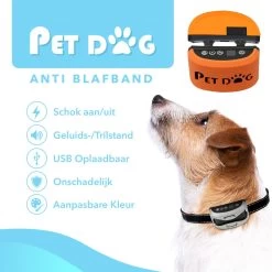 PET DOG® | Anti Blafband Voor Honden | 3 T/m 60 Kg | Oplaadbaar | Anti Blaf Band | Trainingsband | Vibratie En Geluid | Diervriendelijk | Shock Aan/uit Instelbaar 15 PET DOG® | Anti Blafband Voor Honden | 3 T/m 60 Kg | Oplaadbaar | Anti Blaf Band | Trainingsband | Vibratie En Geluid | Diervriendelijk | Shock Aan/uit Instelbaar -Hondenbenodigdheden 1200x1200 698