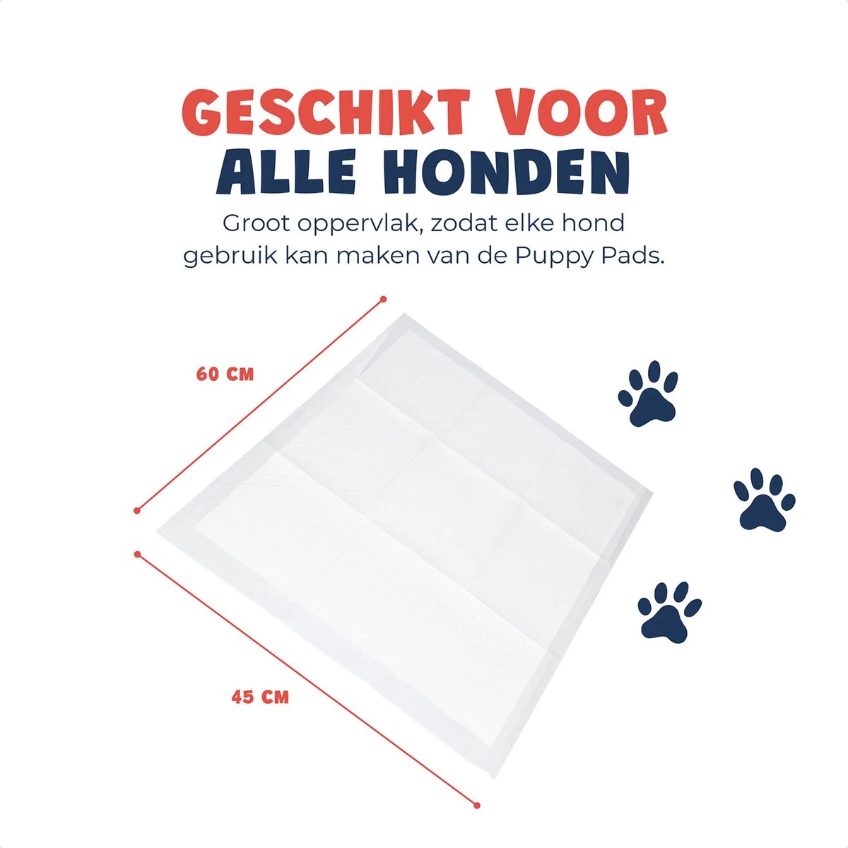 JC Pets Premium Puppy Training Pads - Hondentoilet - Zindelijkheidstraining Hond - 50 Stuks - 60 X 45 Cm 9 JC Pets Premium Puppy Training Pads - Hondentoilet - Zindelijkheidstraining Hond - 50 Stuks - 60 X 45 Cm - Afbeelding 7