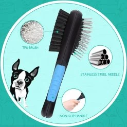 Nobleza 3 Delige Hondenborstel Set – Hondenkam - Kattenkam - Borstels – Dierverzorging - Dierenverzorging - Blauw -Hondenbenodigdheden 1200x1200 74