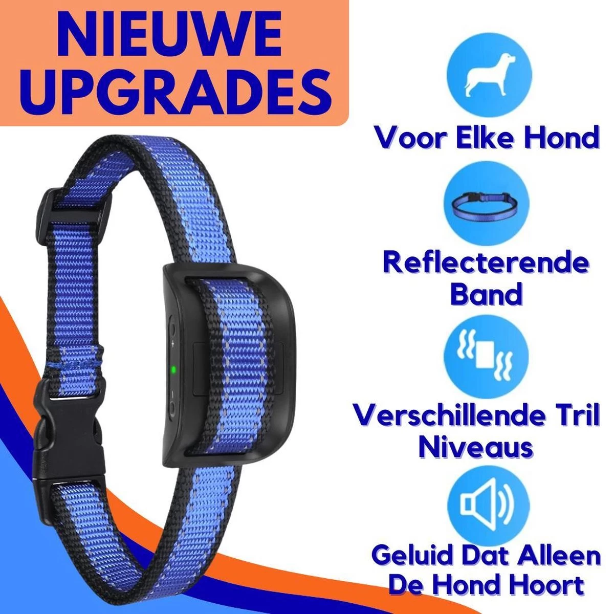 MyPets™ Anti-blafband - Anti Blaf Apparaat - Voor Kleine Honden En Grote Honden - Diervriendelijk - Opvoedingshalsband - Trainingshalsband - 2022/2023 Versie - Inclusief Batterijen 4 MyPets™ Anti-blafband - Anti Blaf Apparaat - Voor Kleine Honden En Grote Honden - Diervriendelijk - Opvoedingshalsband - Trainingshalsband - 2022/2023 Versie - Inclusief Batterijen - Afbeelding 2