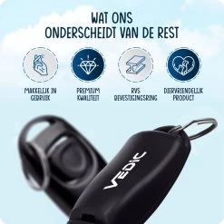 VEDIC® - Luxe Clicker Met Fluit - Clickertraining Voor Honden - Zwart - Bevestigingsring - Fluit - Hondentraining 11 VEDIC® - Luxe Clicker Met Fluit - Clickertraining Voor Honden - Zwart - Bevestigingsring - Fluit - Hondentraining -Hondenbenodigdheden 1200x1200 759