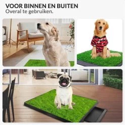 Merkloos Hondentoilet Kunstgras Met Bak - Indoor Dierentoilet - Uitneembare Opvangbak - Puppy Training Pets - Outdoor/Balkon/Tuin/Indoor Toilet - 50x64 Cm 17 Merkloos Hondentoilet Kunstgras Met Bak - Indoor Dierentoilet - Uitneembare Opvangbak - Puppy Training Pets - Outdoor/Balkon/Tuin/Indoor Toilet - 50x64 Cm -Hondenbenodigdheden 1200x1200 769