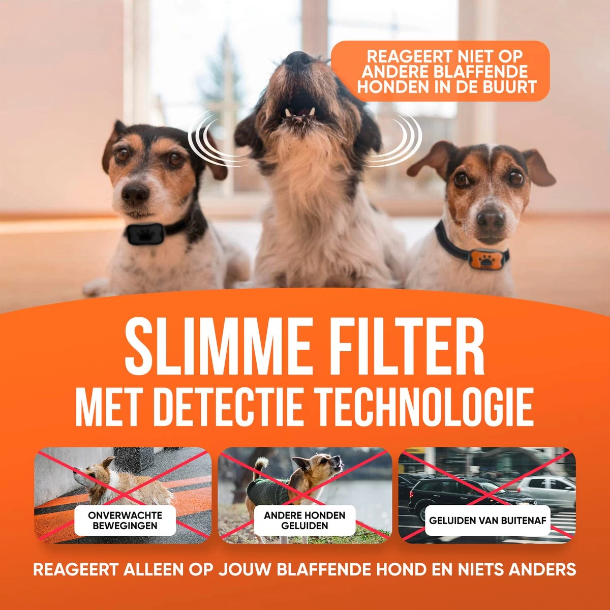 Strex Anti Blafband Voor Honden - 3-60KG - Oplaadbaar - Zonder Schok - Vibratie En Audio - Diervriendelijk - Anti Blaf Band - Anti Blaf Apparaat - Opvoedingshalsband Alle Honden 8 Strex Anti Blafband Voor Honden - 3-60KG - Oplaadbaar - Zonder Schok - Vibratie En Audio - Diervriendelijk - Anti Blaf Band - Anti Blaf Apparaat - Opvoedingshalsband Alle Honden - Afbeelding 6