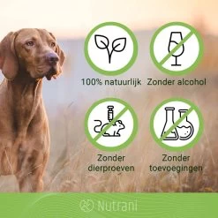 Nutrani Geurverwijderaar, 750 Ml, Natuurlijke Enzymreiniger Als Gebruiksklare Spray Met Biologische Werking, Verwijdert Geurtjes, Urine, Poep En Vlekken Van Honden En Katten -Hondenbenodigdheden 1200x1200 798