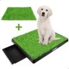AWEMOZ Hondentoilet Kunstgras - Met 2 Matten En Opvangbak - 64x52x7,5cm - Puppy Pads - Zindelijkheidstraining Hond - Training Pads - Indoor / Outdoor Honden Toilet -Hondenbenodigdheden 1200x1200 810