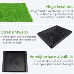 AWEMOZ Hondentoilet Kunstgras - Met 2 Matten En Opvangbak - 64x52x7,5cm - Puppy Pads - Zindelijkheidstraining Hond - Training Pads - Indoor / Outdoor Honden Toilet 14 AWEMOZ Hondentoilet Kunstgras - Met 2 Matten En Opvangbak - 64x52x7,5cm - Puppy Pads - Zindelijkheidstraining Hond - Training Pads - Indoor / Outdoor Honden Toilet -Hondenbenodigdheden 1200x1200 813