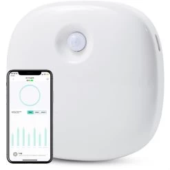 Pettadore Air Insight - Kattenbak Geurverdrijver & Teller - Actieve Zuurstof En Ionen - Oplaadbaar - Met App