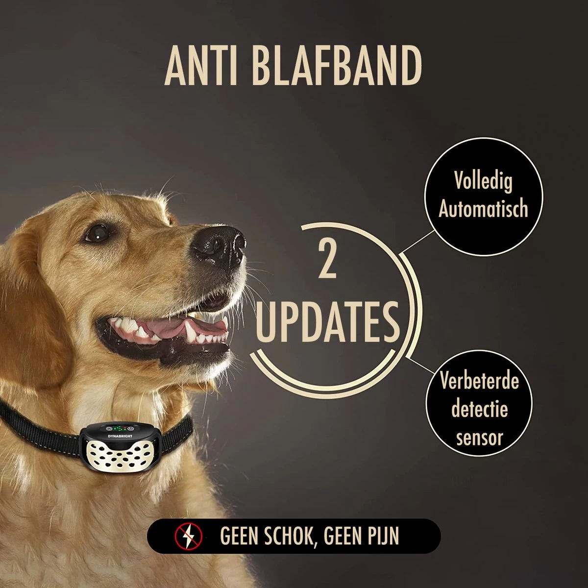 DynaBright Anti Blafband Voor Honden - 3-70KG - Diervriendelijk - Zonder Schok - Vibratie En Audio - Anti Blaf Band 7 DynaBright Anti Blafband Voor Honden - 3-70KG - Diervriendelijk - Zonder Schok - Vibratie En Audio - Anti Blaf Band - Afbeelding 5