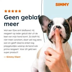 Simmy Anti Blafband - Diervriendelijke Opvoedingshalsband - Zwart En Blauw - Diervriendelijk - Zonder Schok - Anti Blaf Band Voor Grote En Kleine Honden -Hondenbenodigdheden 1200x1200 912