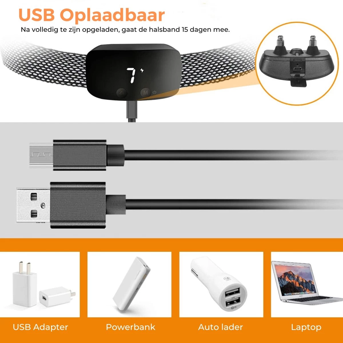 Amaeze Anti Blafband - Opvoedingshalsband Zonder Schok En Diervriendelijk – Blafband Voor Honden – Opvoedingshalsbanden - Voor Kleine En Grote Honden - Antiblafband Zonder Schok Waterdicht - Oplaadbaar - Vibratie En Audio 8 Amaeze Anti Blafband - Opvoedingshalsband Zonder Schok En Diervriendelijk – Blafband Voor Honden – Opvoedingshalsbanden - Voor Kleine En Grote Honden - Antiblafband Zonder Schok Waterdicht - Oplaadbaar - Vibratie En Audio - Afbeelding 6