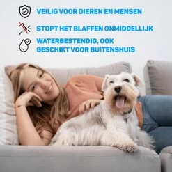 Vulpes Pets® Anti Blaf Apparaat Pro - Anti Blafband Voor Alle Honden - Luxe Hondentrainer - Diervriendelijk & Zonder Schok - Inclusief 9V Batterij - Waterbestendig - Ophangbaar - Instelbare Ultrasone Niveauregeling - 4 Standen -Hondenbenodigdheden 1200x1200 951