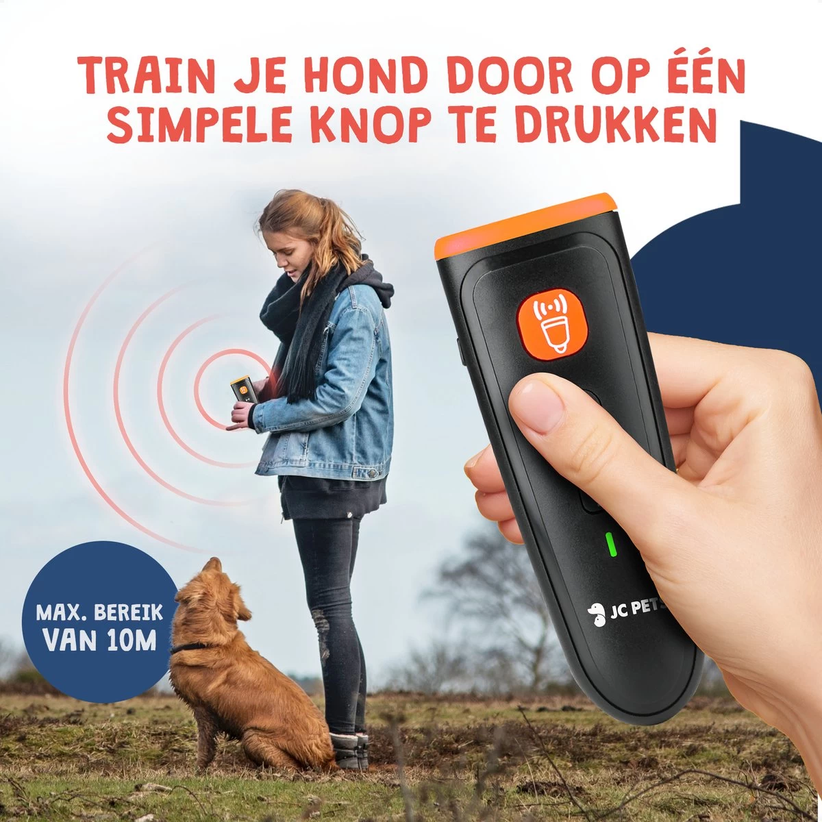 JC Pets Ultrasone Anti Blaf Apparaat Voor Kleine En Grote Honden - Oplaadbaar - Alternatief Anti Blafband Voor Honden - Diervriendelijk & Zonder Schok 5 JC Pets Ultrasone Anti Blaf Apparaat Voor Kleine En Grote Honden - Oplaadbaar - Alternatief Anti Blafband Voor Honden - Diervriendelijk & Zonder Schok - Afbeelding 3