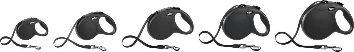 Flexi New Classic Band Zwart L - 8M - Zwart - L - 8 Meter - < 50 Kg 5 Flexi New Classic Band Zwart L - 8M - Zwart - L - 8 Meter - < 50 Kg - Afbeelding 3