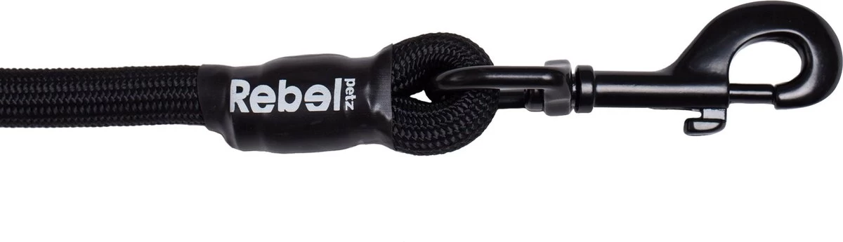 Rebel Petz - Sterke Gevlochten Hondenlijn Van Touw - Kleur: Zwart, Maat: Large 16 Rebel Petz - Sterke Gevlochten Hondenlijn Van Touw - Kleur: Zwart, Maat: Large - Afbeelding 14