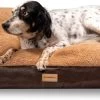 PrimePlus Hondenkussen XL Bruin/Cognac - 120x80x10 CM - Zacht En Luxe Hondenmand - Hondenbed - Hondenmat - Orthopedisch Hondenkussens -Hondenbenodigdheden 1200x408