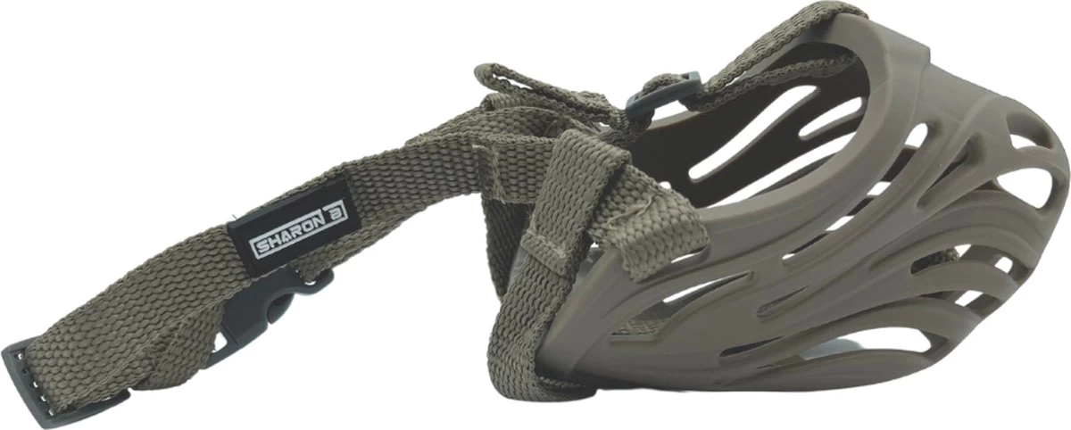 XtraSafe Muilkorf Voor Middelgrote Honden - Beige - Maat 5 - Verstelbaar 6 XtraSafe Muilkorf Voor Middelgrote Honden - Beige - Maat 5 - Verstelbaar - Afbeelding 4