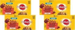 Pedigree Senior In Gelei Honden Natvoer - Vlees En Gevogelte In Gelei - 48 X 100 Gr -Hondenbenodigdheden 1200x490