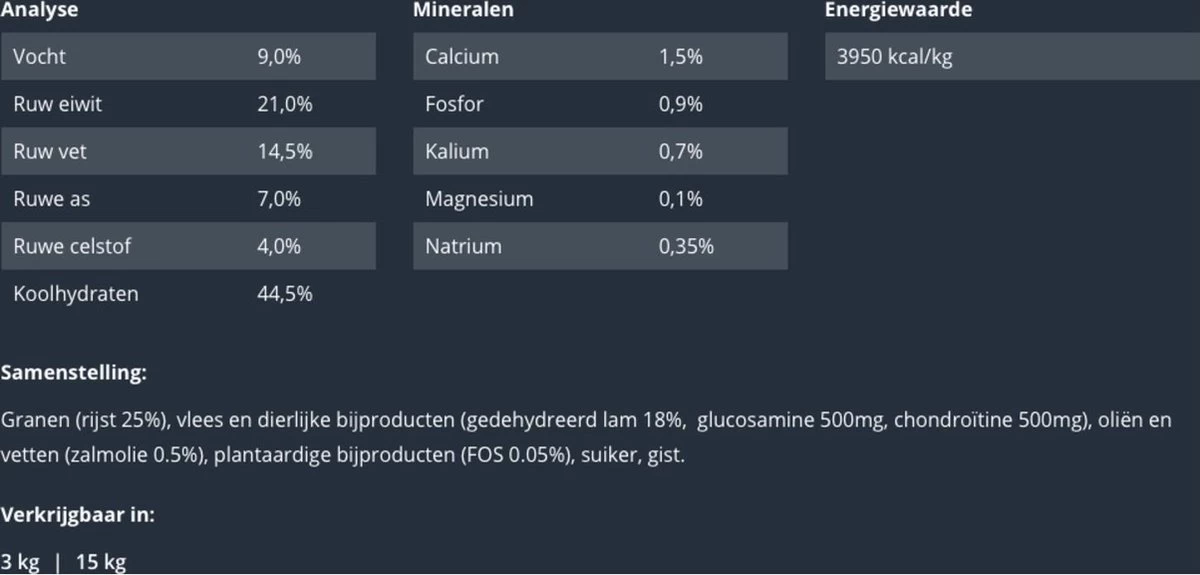 Prins Procare Hypoallergic Senior - Lam & Rijst - Hondenvoer - 15 Kg 11 Prins Procare Hypoallergic Senior - Lam & Rijst - Hondenvoer - 15 Kg - Afbeelding 9