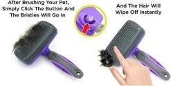 Buxibo Ondervacht Borstel Voor Hond En Kat - Kliksysteem Hondenborstel - Kattenkam - Hondenkam Voor Ondervacht - Klittenkam Voor Honden En Katten - Verwijderd Klitten -Hondenbenodigdheden 1200x608