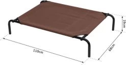 PawHut Hondenstretcher XL 110x68x19 Cm. Bruin / Grijs 19 PawHut Hondenstretcher XL 110x68x19 Cm. Bruin / Grijs -Hondenbenodigdheden 1200x619