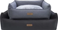 Benzano - Hondenmand - All Season - Wasmachine Wasbaar - Omkeerbaar Kussen - Pluche - Schuimvulling - Antraciet - 100 CM -Hondenbenodigdheden 1200x620 5