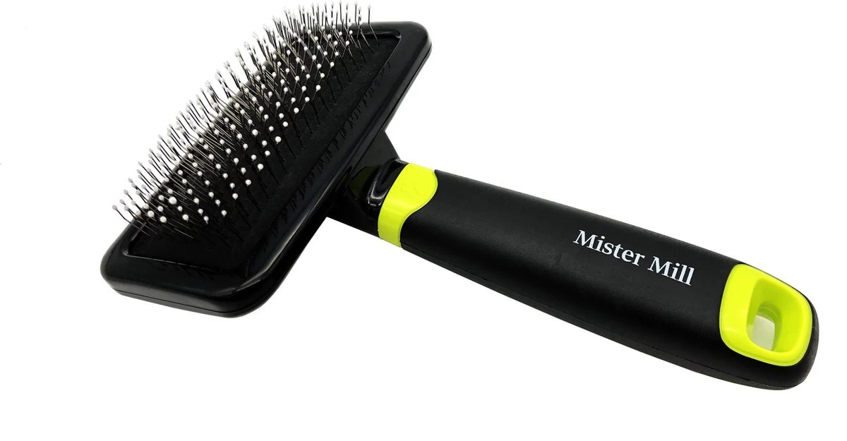 Mister Mill Slickerborstel Kat Hond - Hondenborstel Langharig Kortharig - Haarverwijderaar Voor Huisdieren - Kattenhaar Verwijderaar 11 Mister Mill Slickerborstel Kat Hond - Hondenborstel Langharig Kortharig - Haarverwijderaar Voor Huisdieren - Kattenhaar Verwijderaar - Afbeelding 9