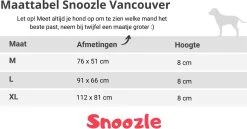 Snoozle Orthopedische Hondenmand - Zacht En Luxe Hondenkussen - Hondenbed - Wasbaar - Hondenmanden - XL - 112cm - Blauw -Hondenbenodigdheden 1200x626 7